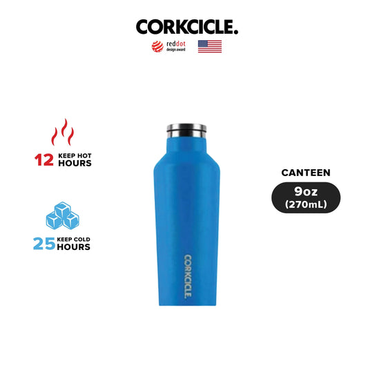 CORKCICLE : CANTEEN HAWAIIAN BLUE 9 OZ