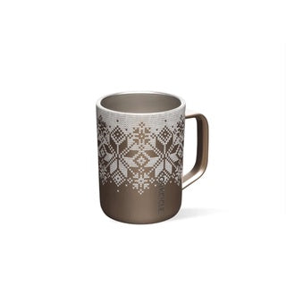 CORKCICLE : MUG FAIRISLE GOLD 16 OZ