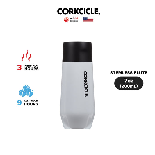 CORKCICLE : STEMLESS MODERN BLACK 7 OZ