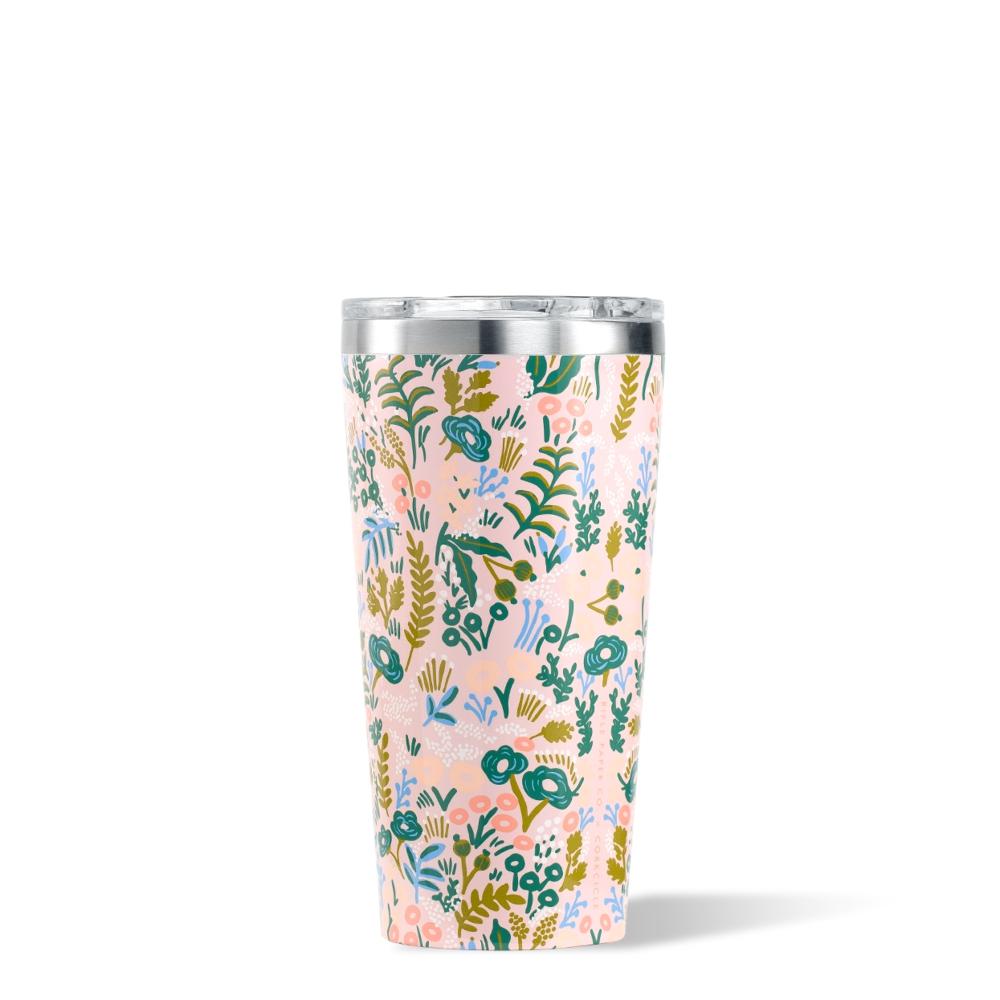 CORKCICLE : TUMBLER PINK TAPESTRY RIFLE PAPER 16 OZ