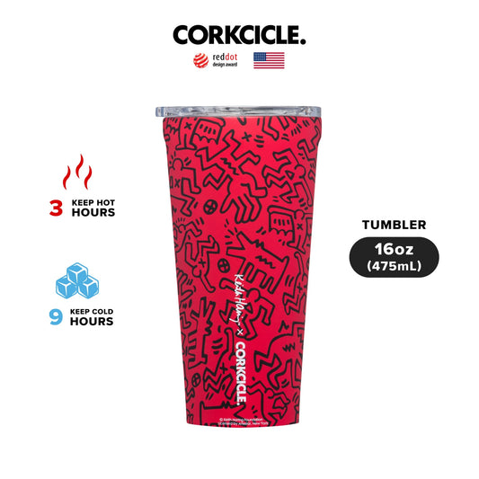 CORKCICLE : TUMBLER STREET ART KEITH HARING 16 OZ