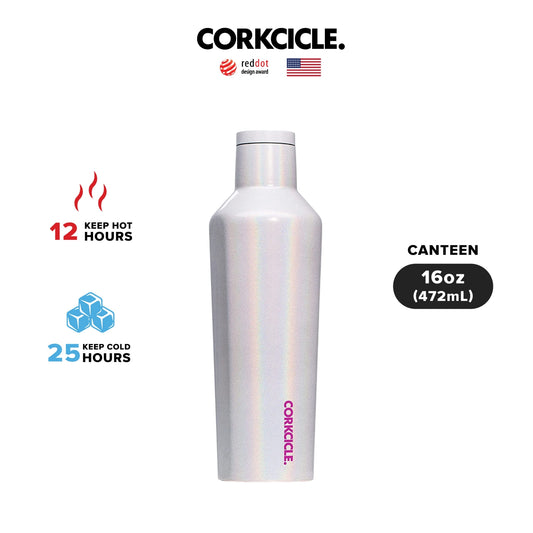 CORKCICLE : CANTEEN SPARKLE UNICORN MAGIC 16 OZ