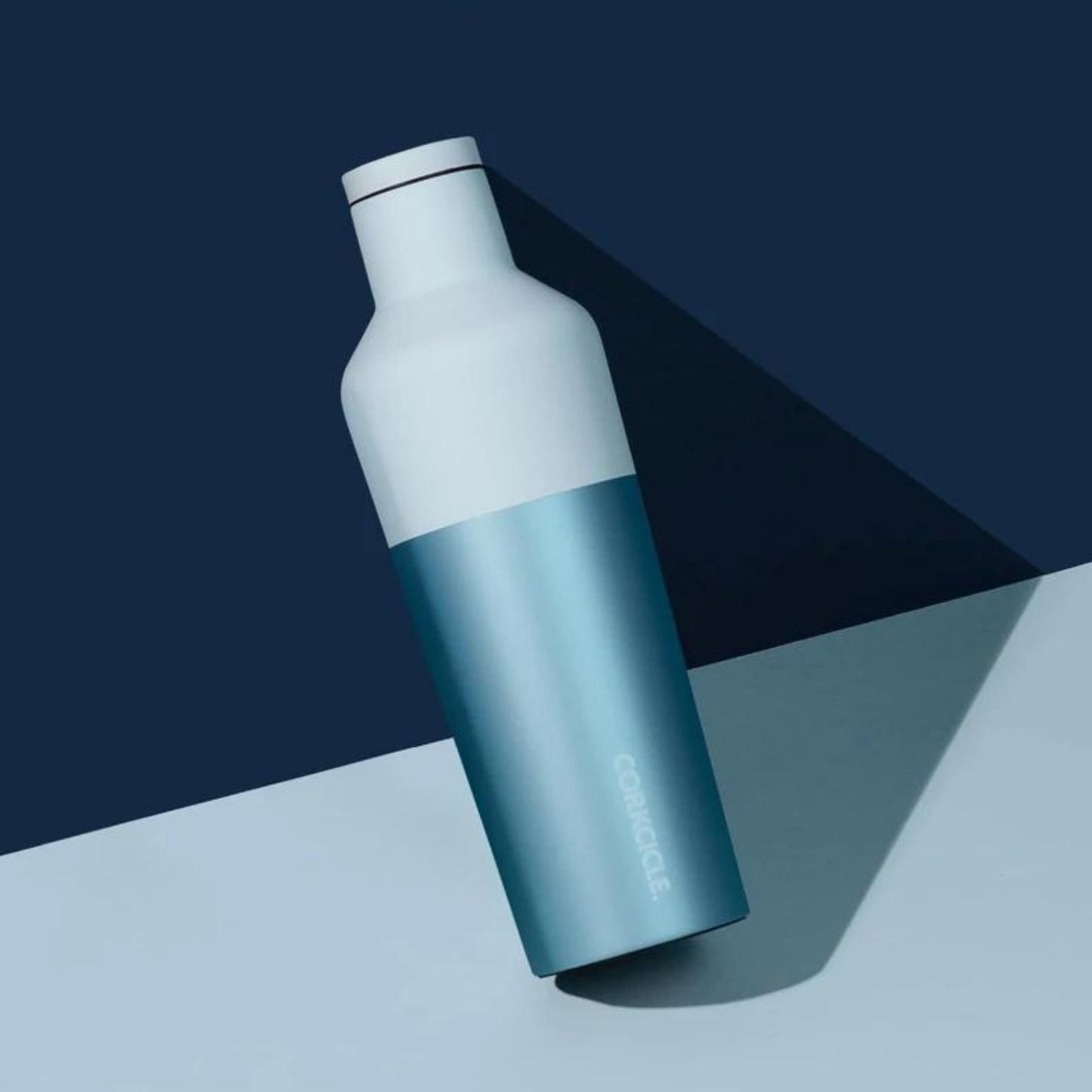 CORKCICLE : CANTEEN BLOCK GLACIER BLUE 16 OZ