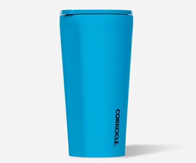 CORKCICLE : TUMBLER NEON BLUE 16 OZ